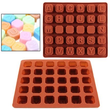 Letter Alphabet Cake Fondant Mould Chocolate Cookies Candy Mold