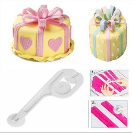 Cake Sugar Craft Paste Embosser Wheel Icing Stitching Cutter Tools Set