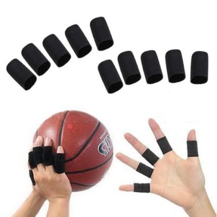 Stretchy Finger Sleeve Support Wrap Arthritis Guard Volleyball Basketball