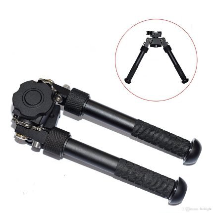 Rifle Bipod 360 Degree Adjustable Legs Precision Bipod For Hunt Rifle