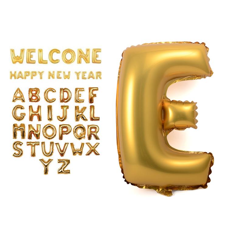 16" Silver Foil Letter Number Balloons Birthday Wedding Party Decoration