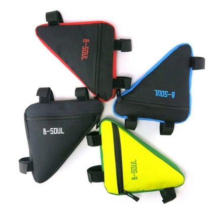 Cycling Bike Bicycle Front Tube Frame Pouch Bag Holder Saddle Pannier