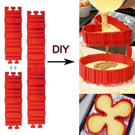 Adjustable Nonstick Silicone Cake 3D Mold DIY Baking Pastry Bakeware