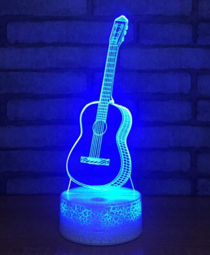 Shape 3D Night Lamp Seven Color Ajustable USB Charge With Gift Box